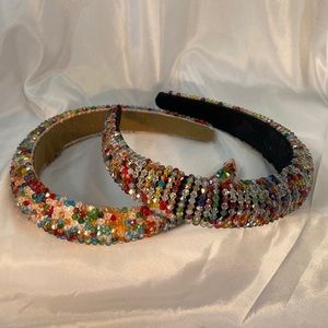 Pair beaded headbands